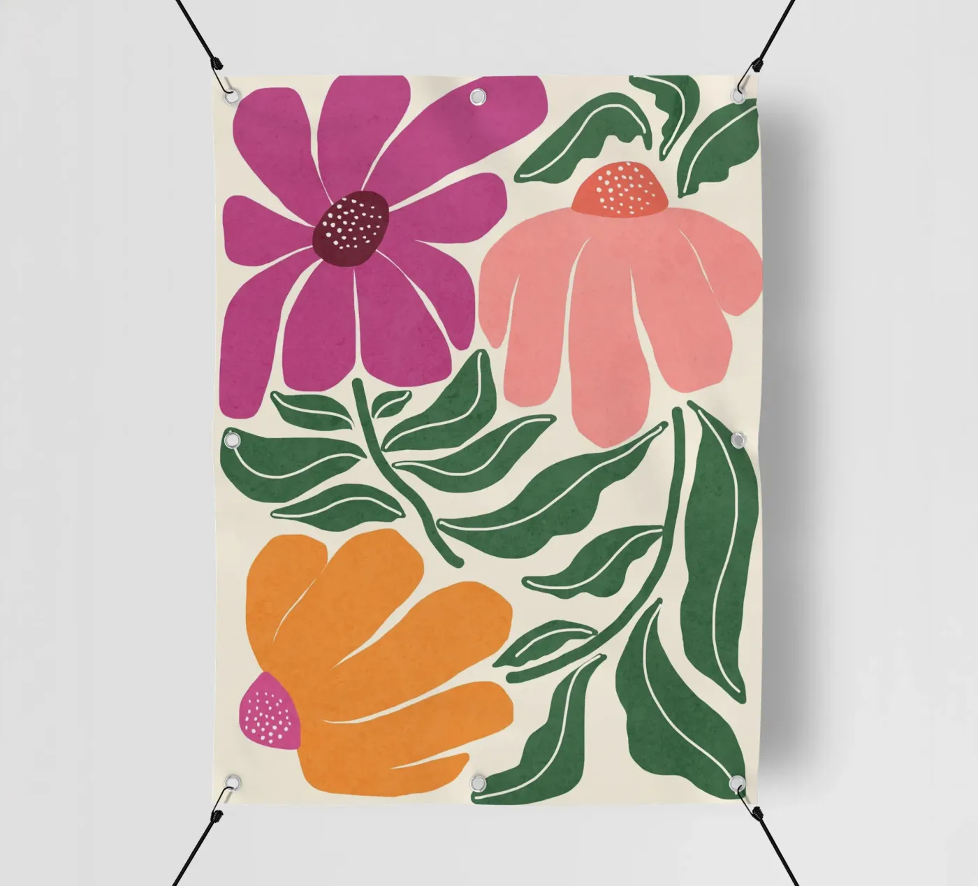 Whimsy Bloom - bright PVC Plane von Gale Switzer