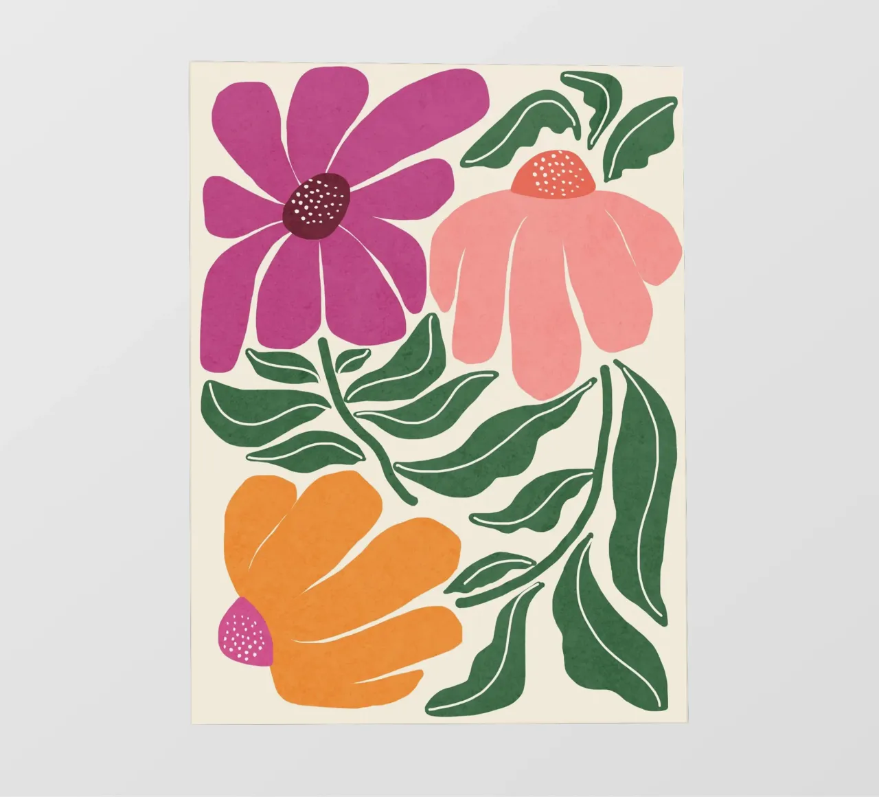 Whimsy Bloom - hell PVC Plane von Gale Switzer