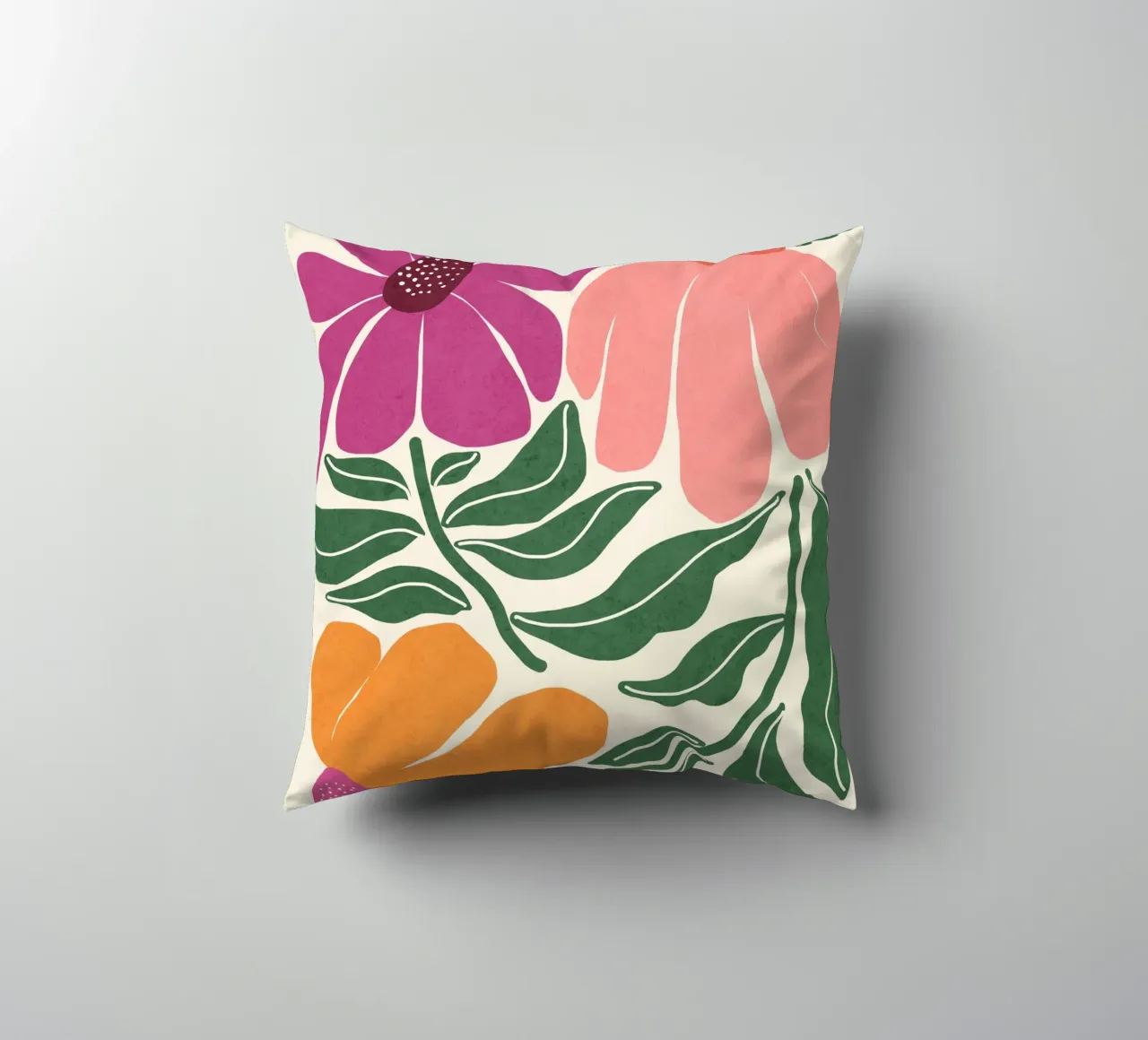 Whimsy Bloom - luminoso cuscino da Gale Switzer
