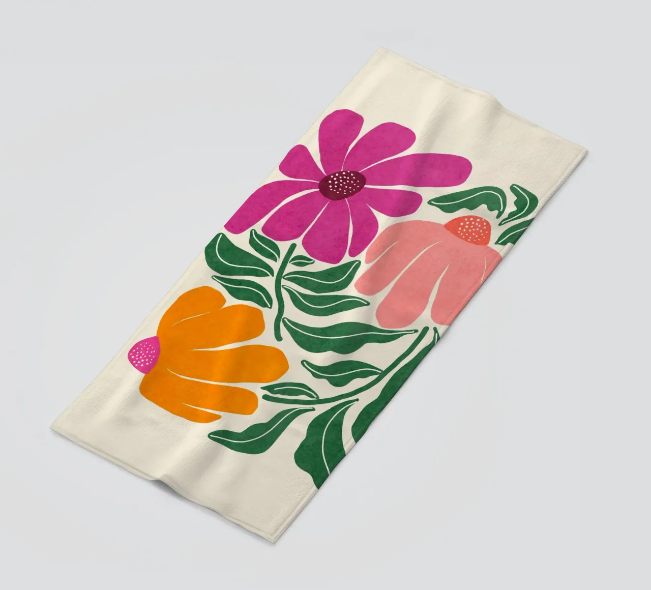 Whimsy Bloom - luminoso telo mare da Gale Switzer