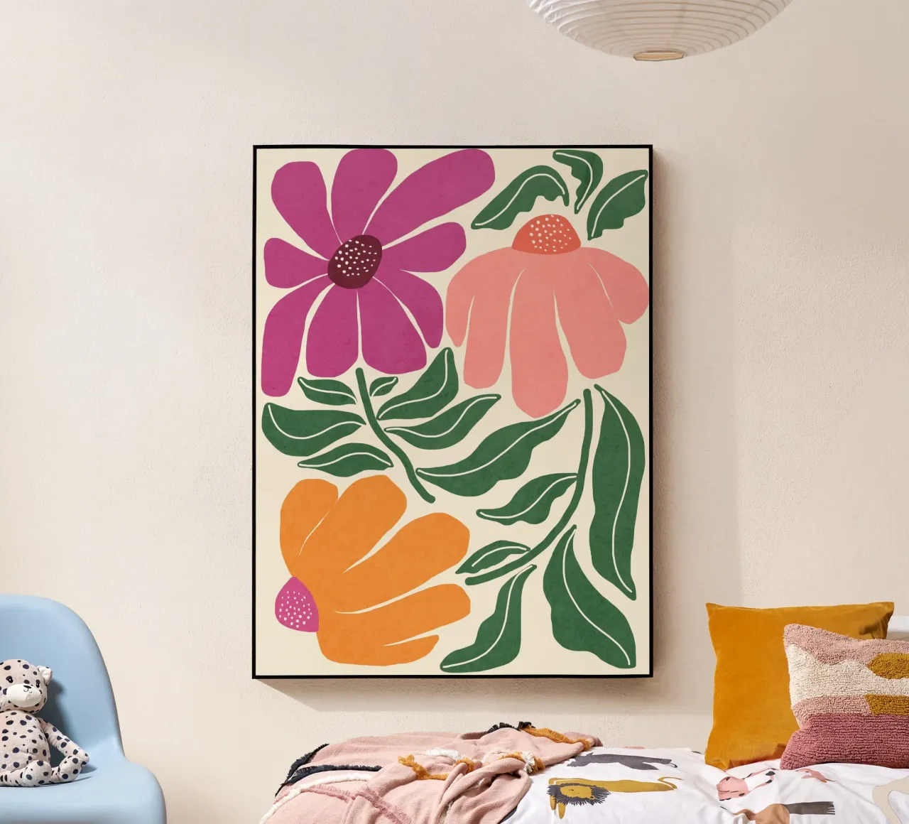 Whimsy Bloom - luminoso plexiglass da Gale Switzer