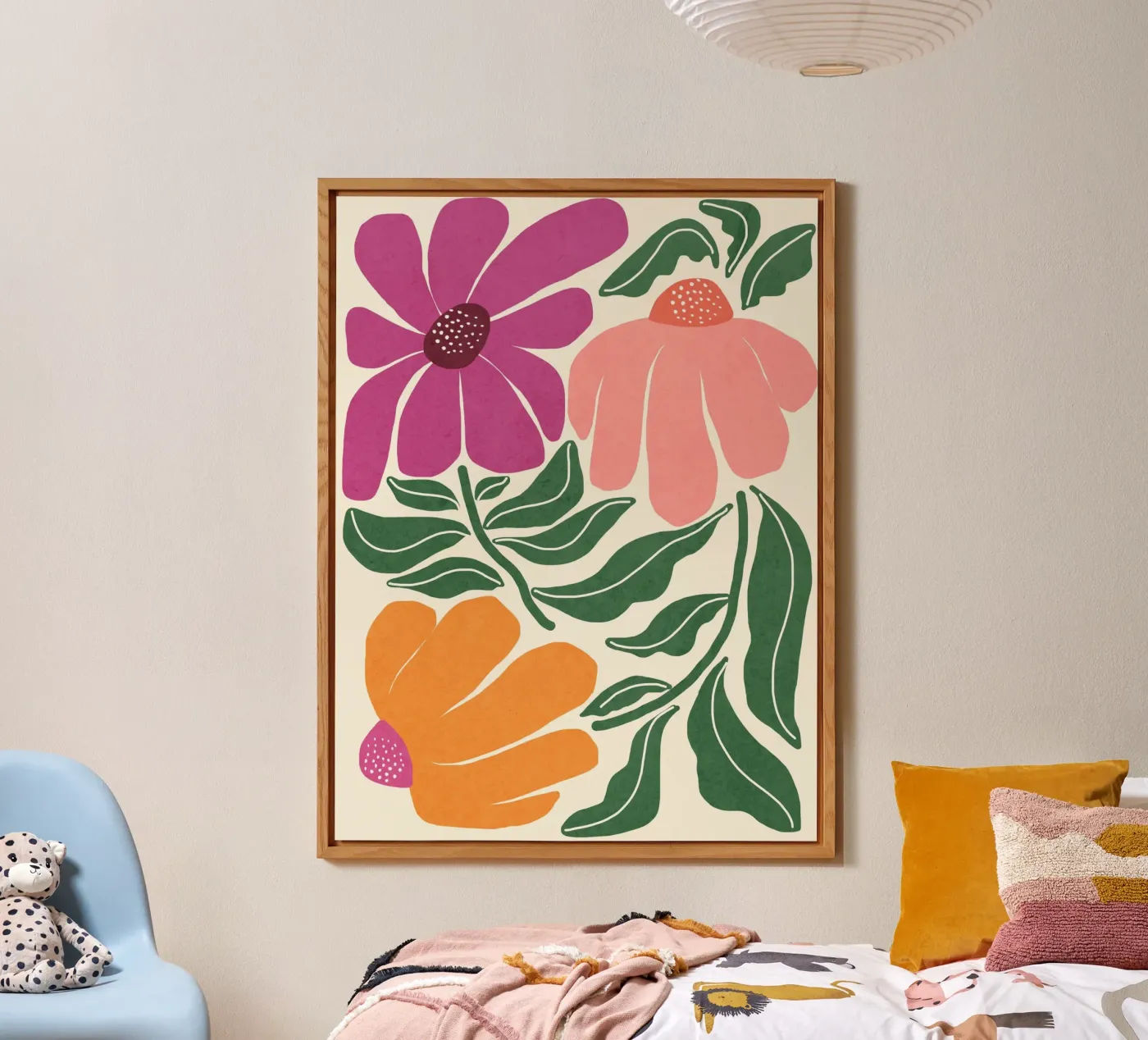 Whimsy Bloom - bright Forex-Platte von Gale Switzer