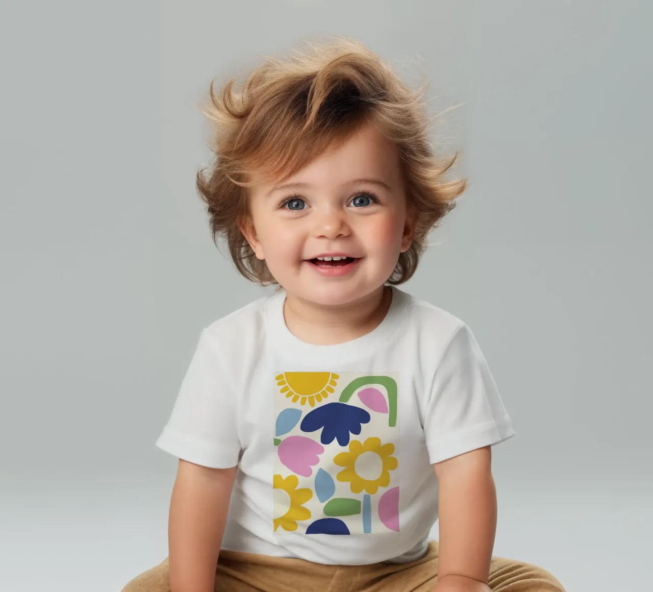Sunny Botanics baby t-shirt by Gale Switzer