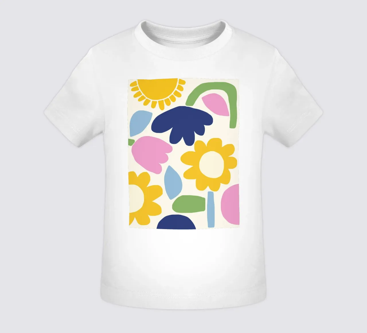 Sunny Botanics baby t-shirt by Gale Switzer