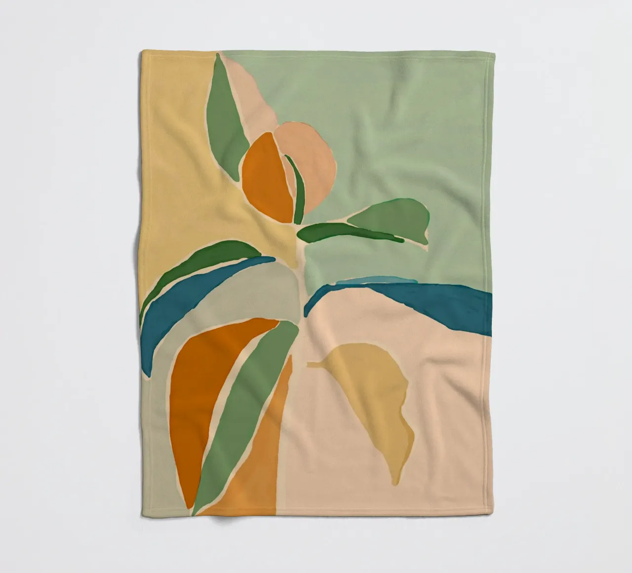 Spring Flora fleecedeken van Gale Switzer