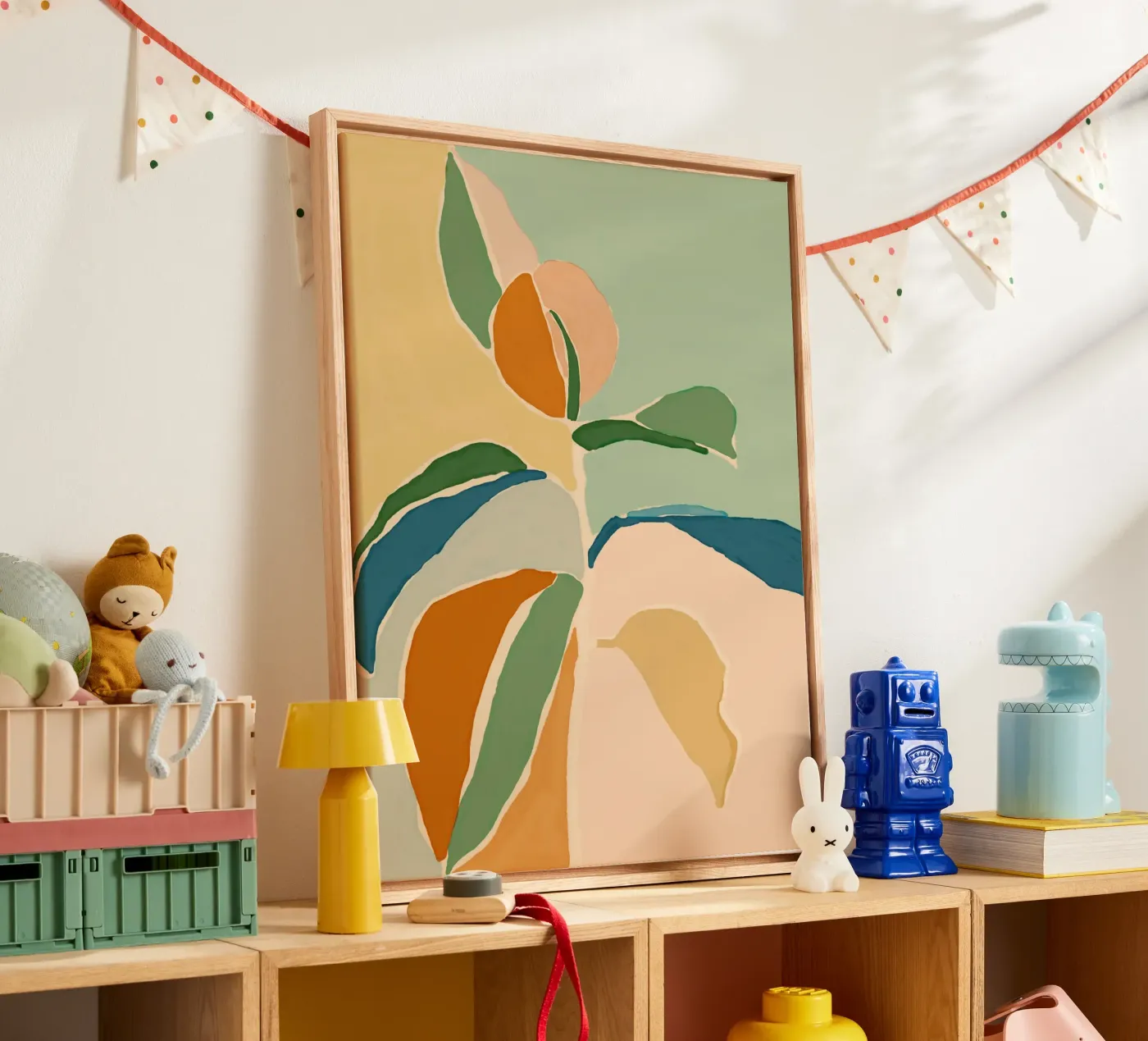 Lenteflora canvas van Gale Switzer