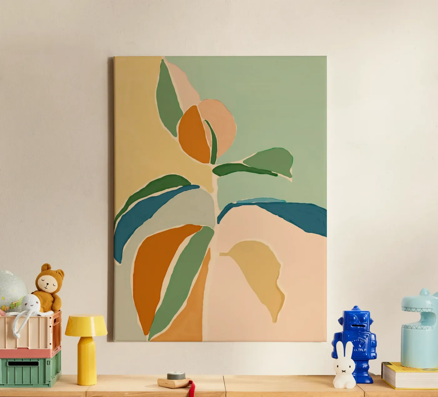 Lenteflora canvas van Gale Switzer