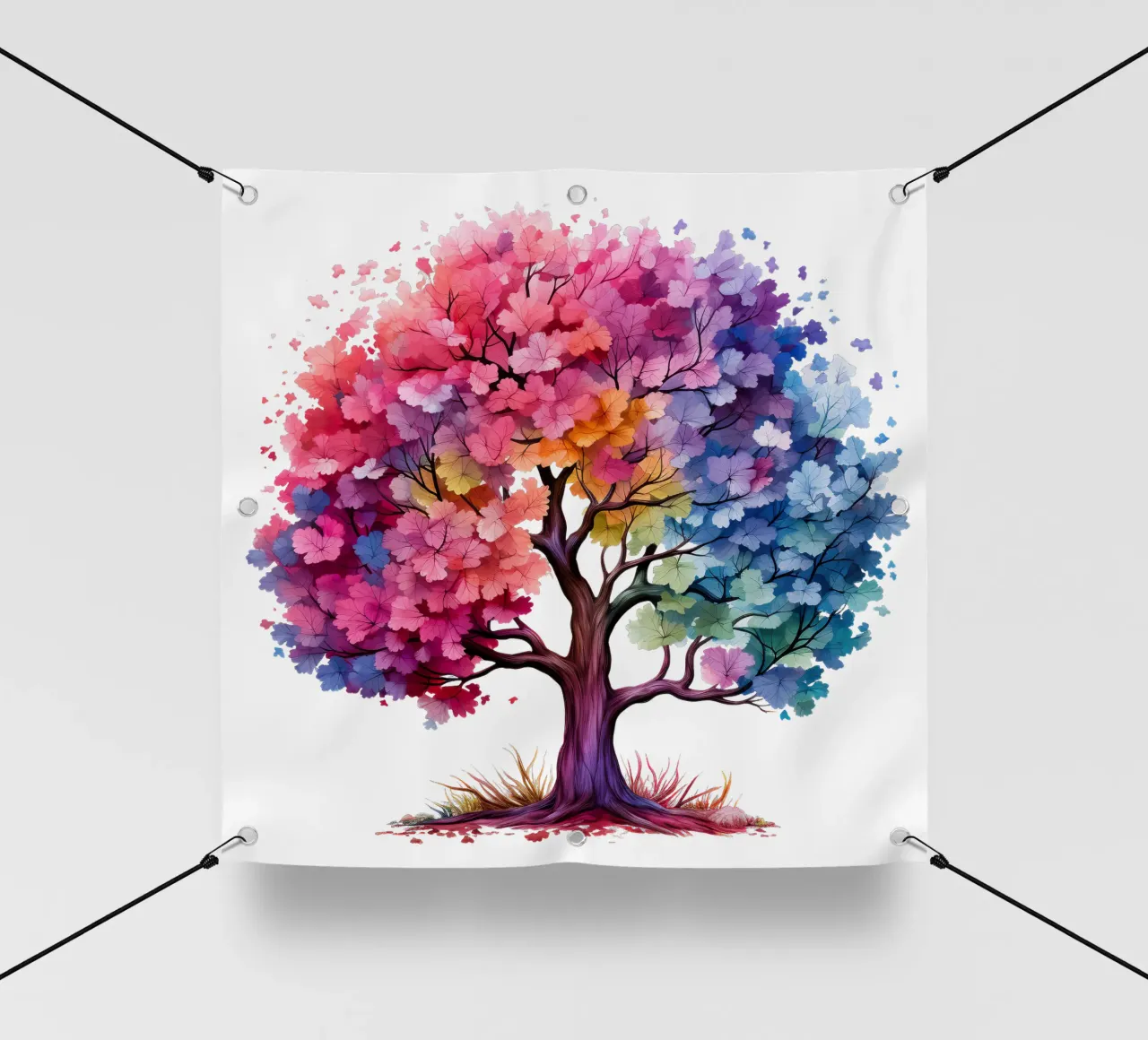 Albero della vita colorato telo in pvc da Spiritual Touch