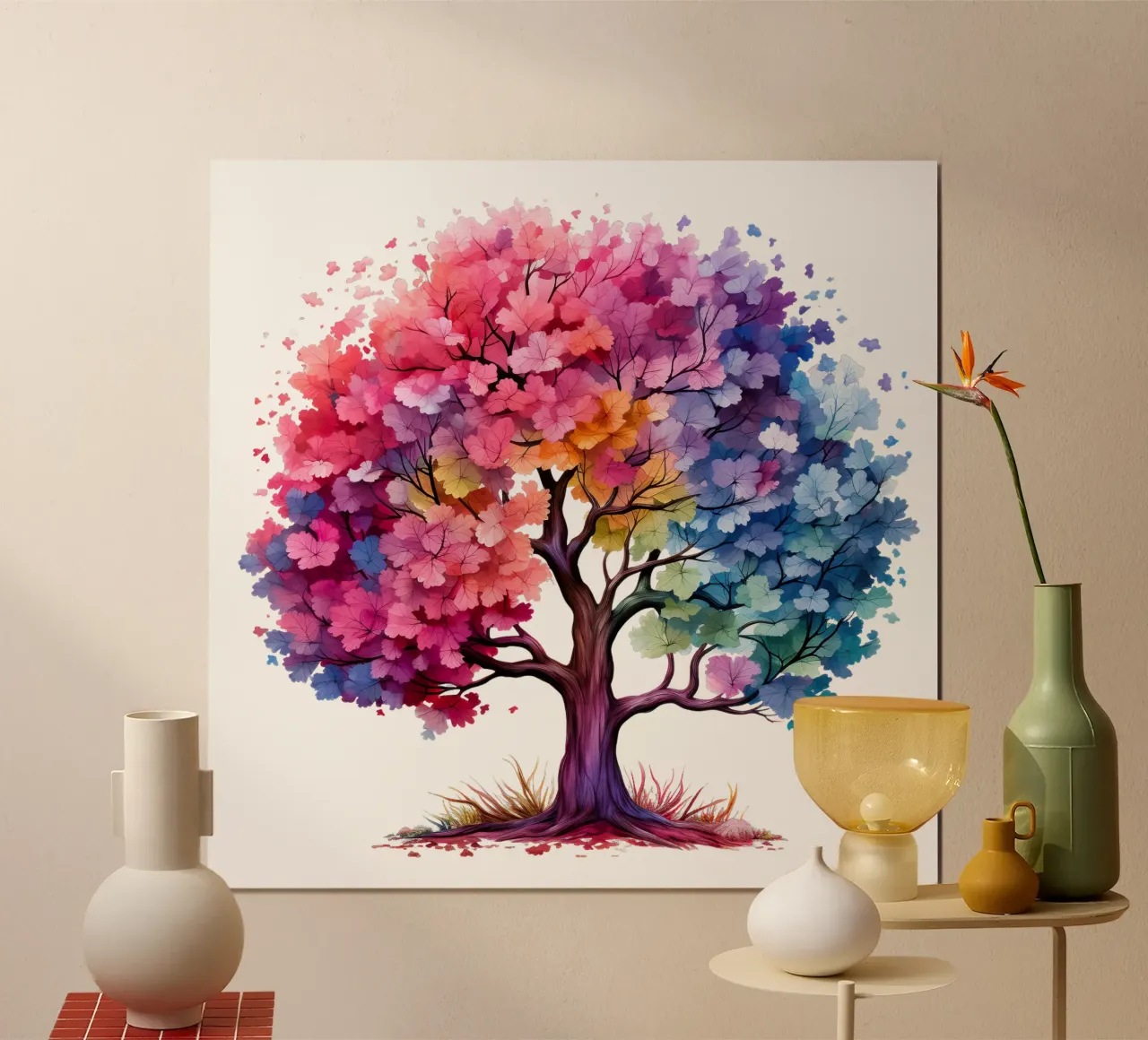 Albero della vita colorato poster da Spiritual Touch