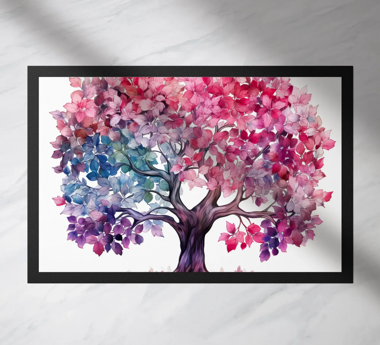 Albero della vita colorato zerbino da Spiritual Touch