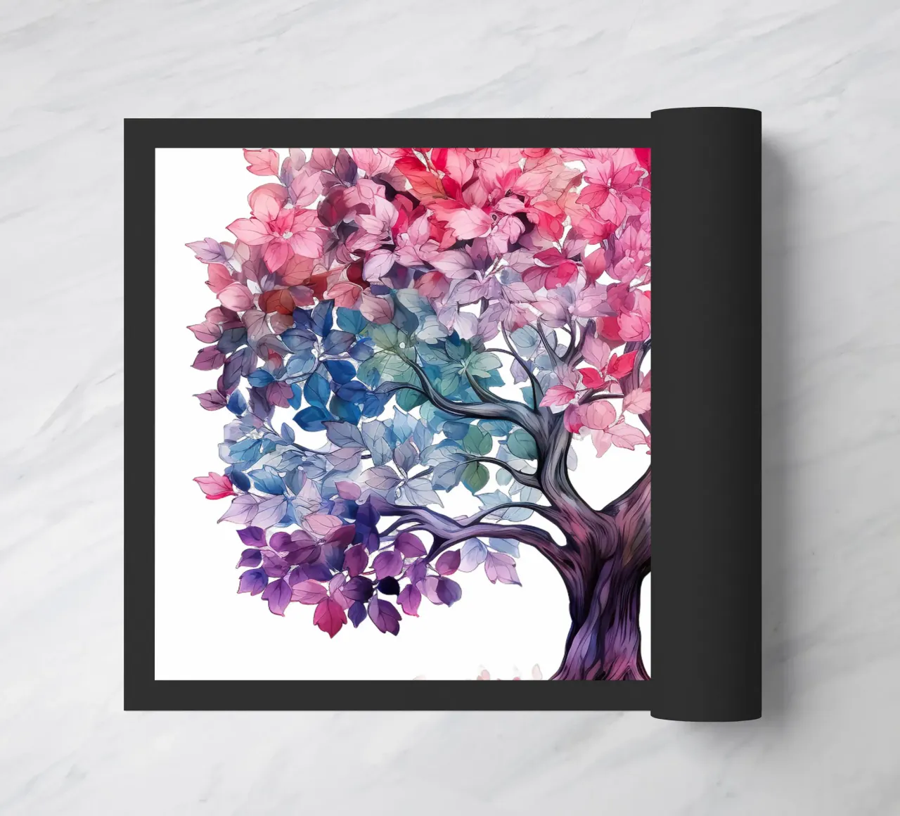 Albero della vita colorato zerbino da Spiritual Touch
