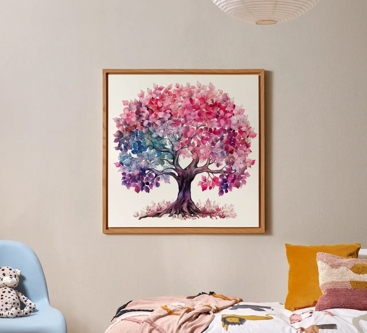 Albero della vita colorato alluminio dibond da Spiritual Touch