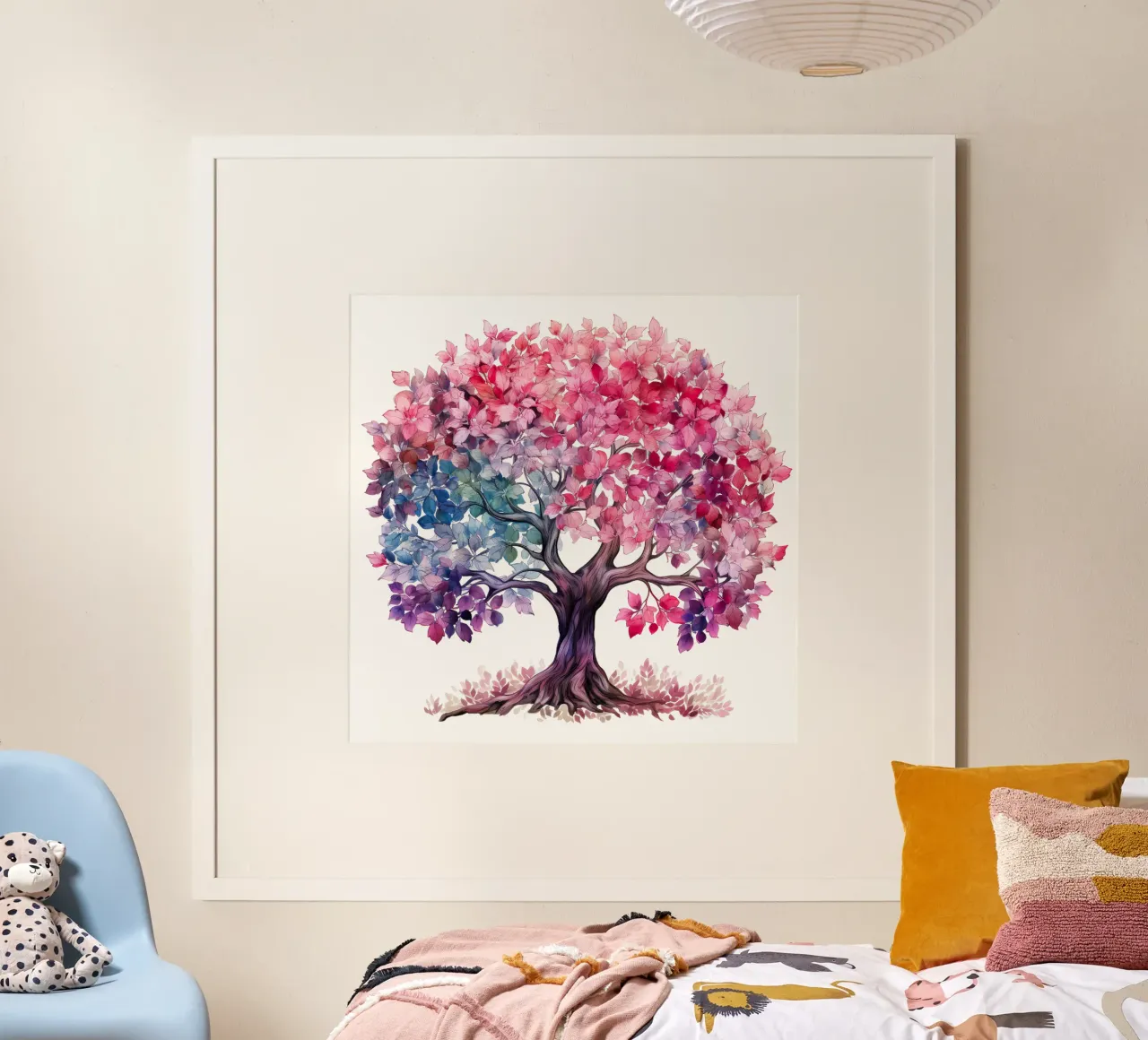 Albero della vita colorato poster da Spiritual Touch