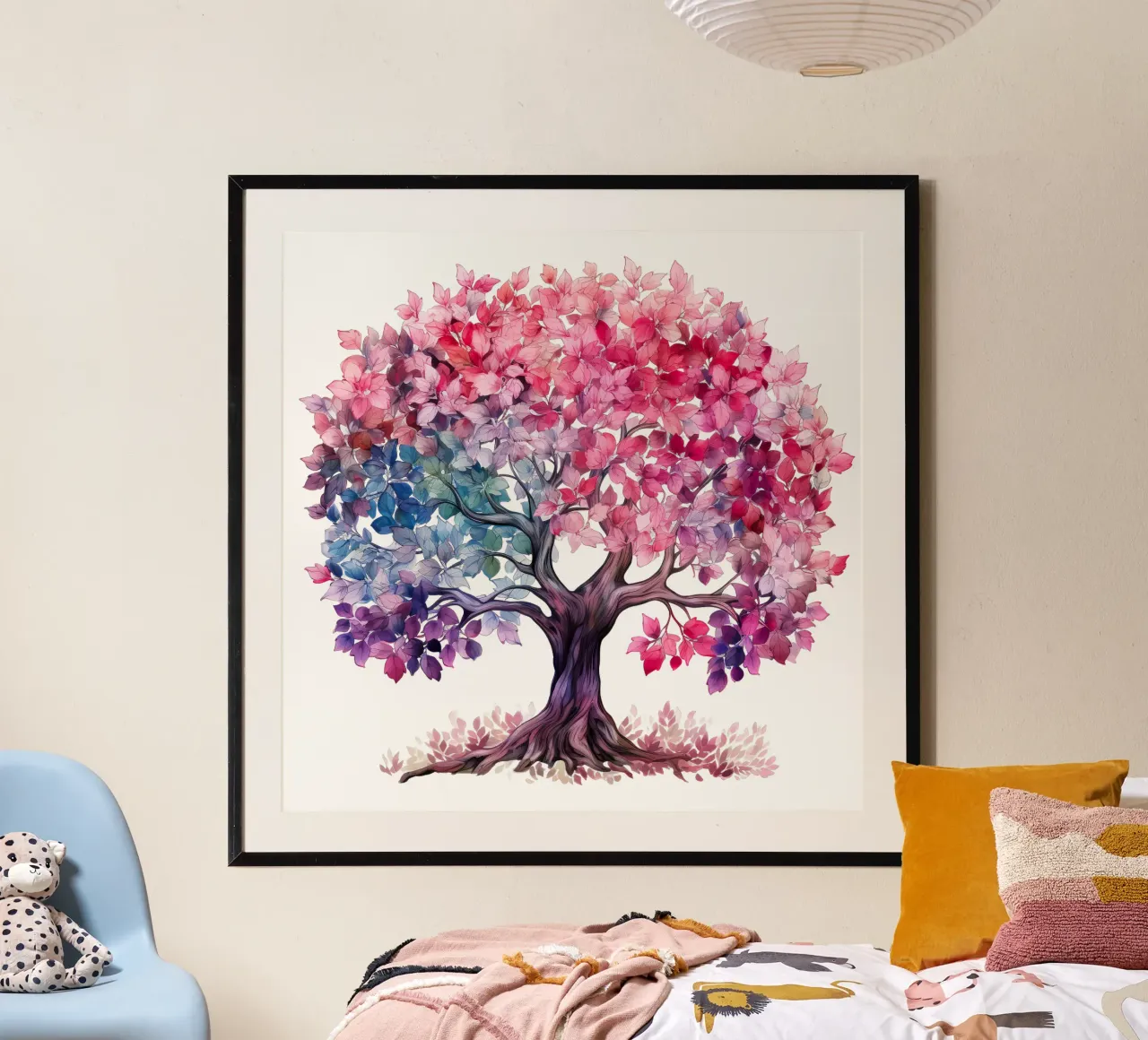 Albero della vita colorato poster da Spiritual Touch