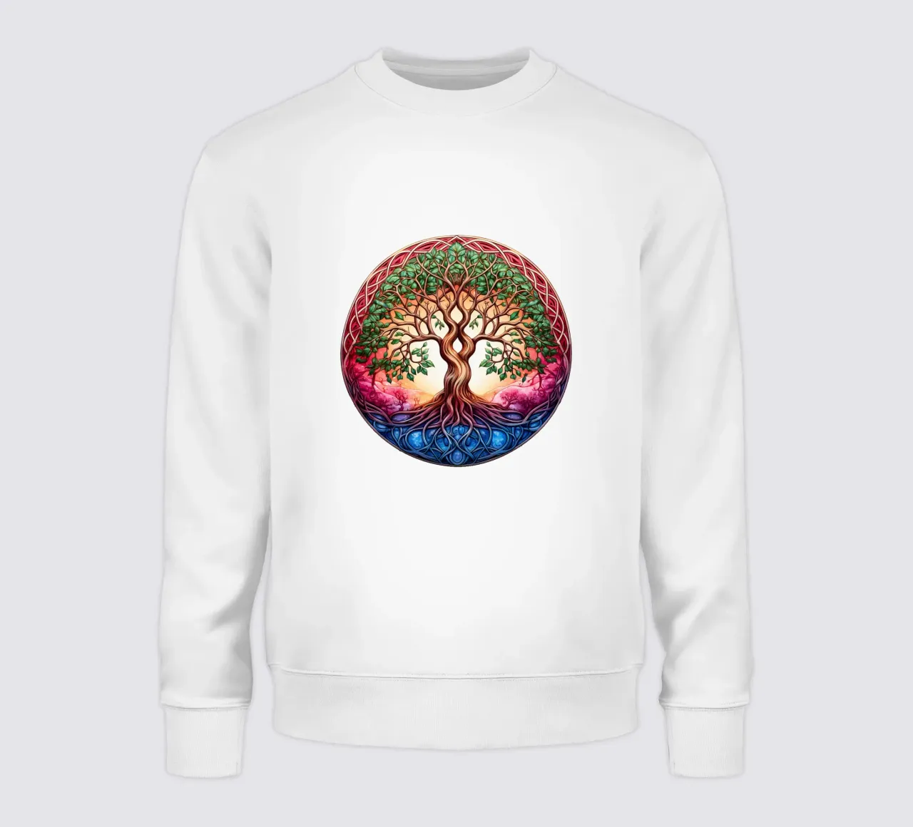 Albero della vita colorato felpa da Spiritual Touch