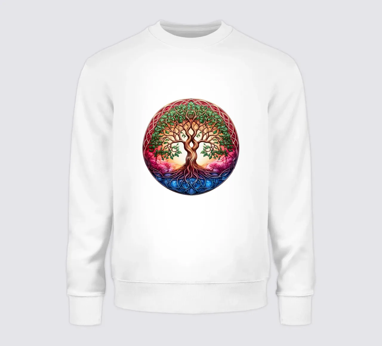 Albero della vita colorato felpa da Spiritual Touch