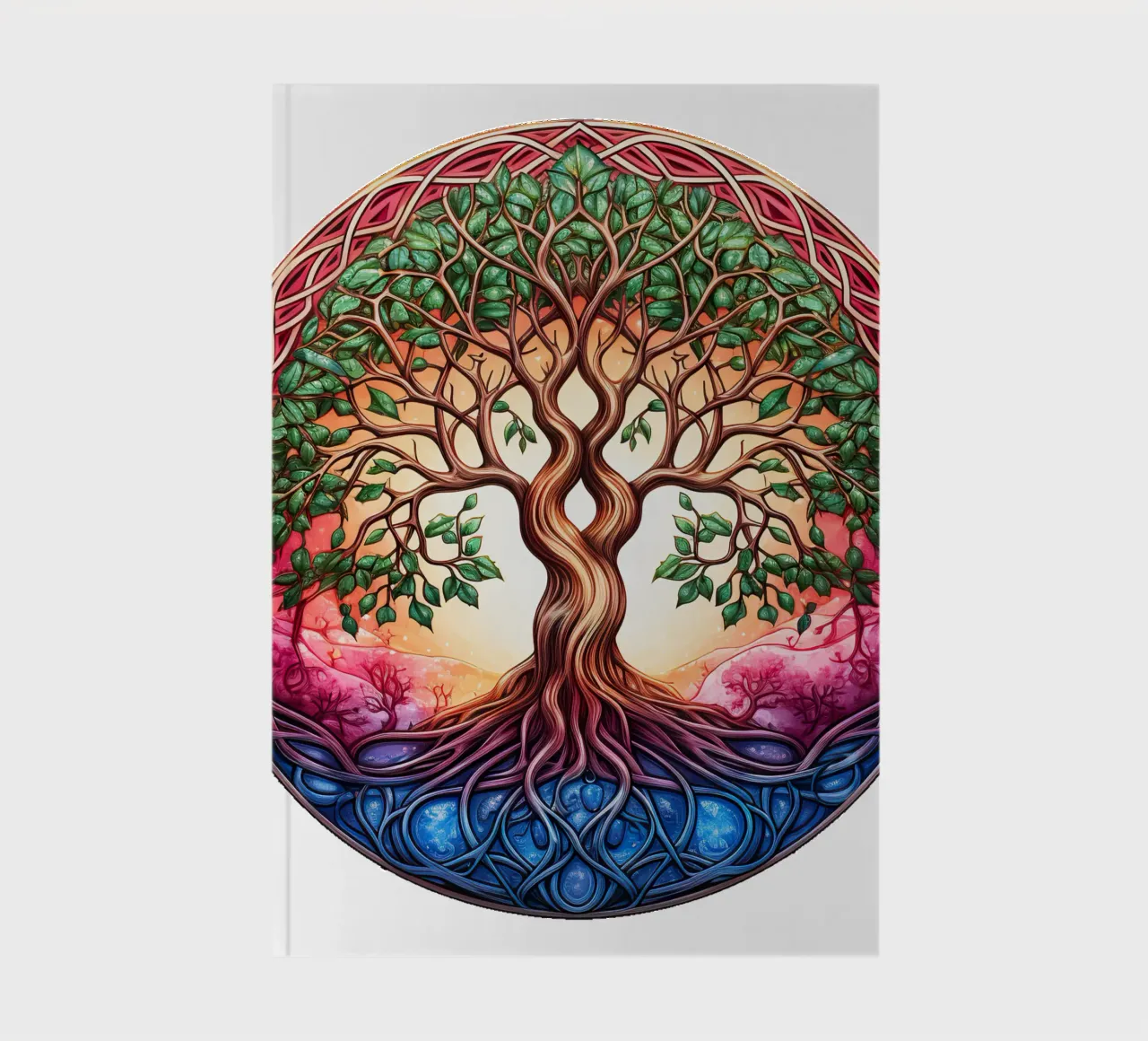 Colorful Tree of Life notebook by Spiritual Touch
