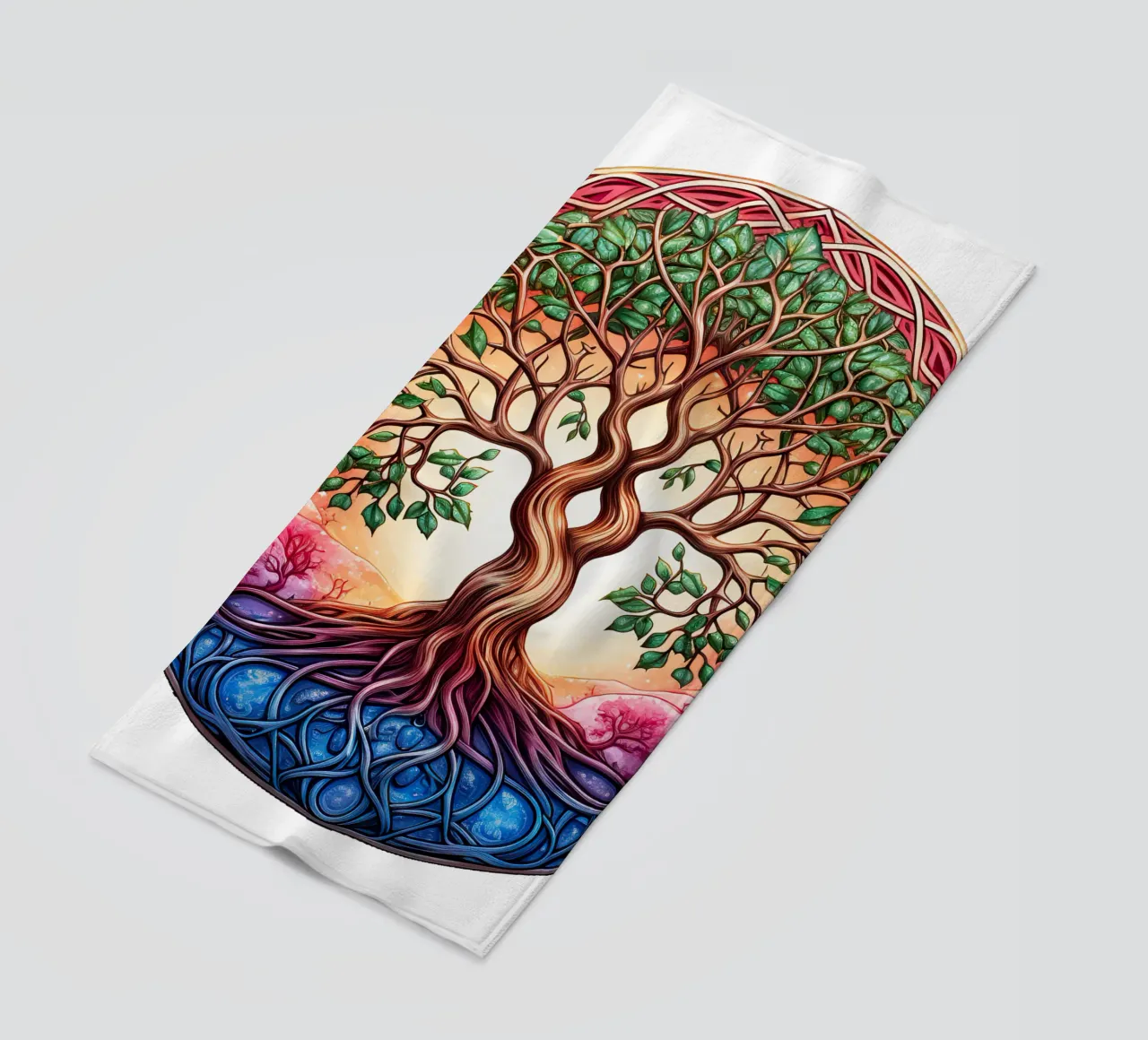 Albero della vita colorato telo mare da Spiritual Touch