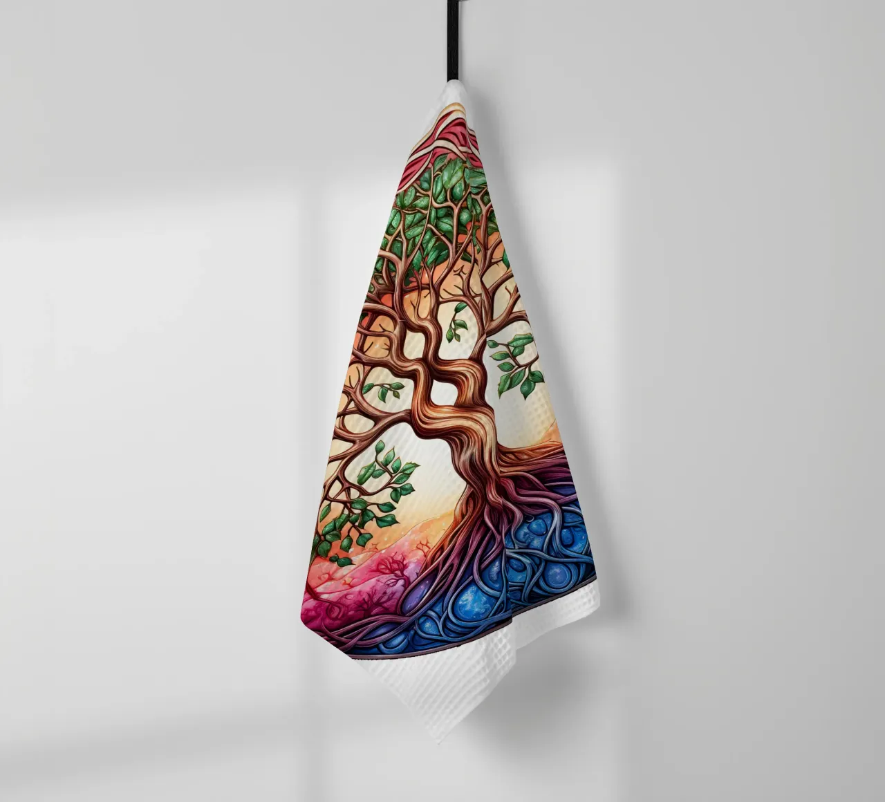 Albero della vita colorato canovaccio da cucina da Spiritual Touch