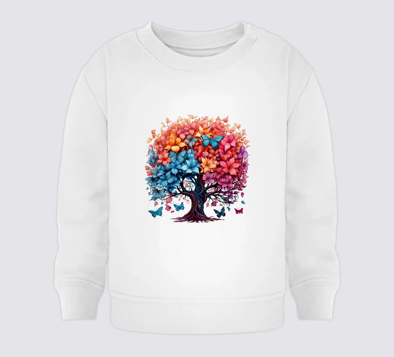 Albero della vita colorato felpa neonato da Spiritual Touch