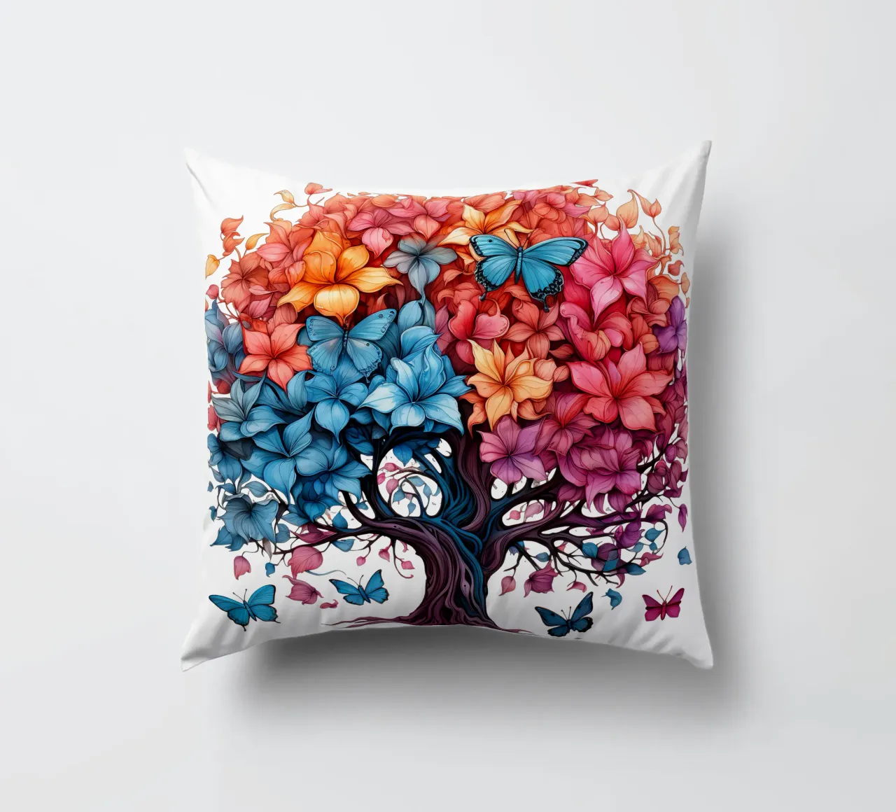 Albero della vita colorato cuscino da Spiritual Touch