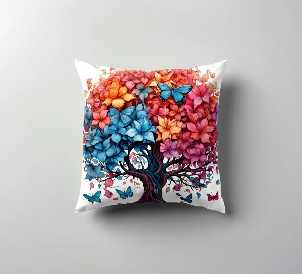 Albero della vita colorato cuscino da Spiritual Touch