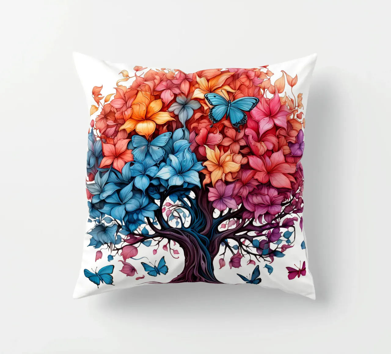 Albero della vita colorato cuscino da Spiritual Touch