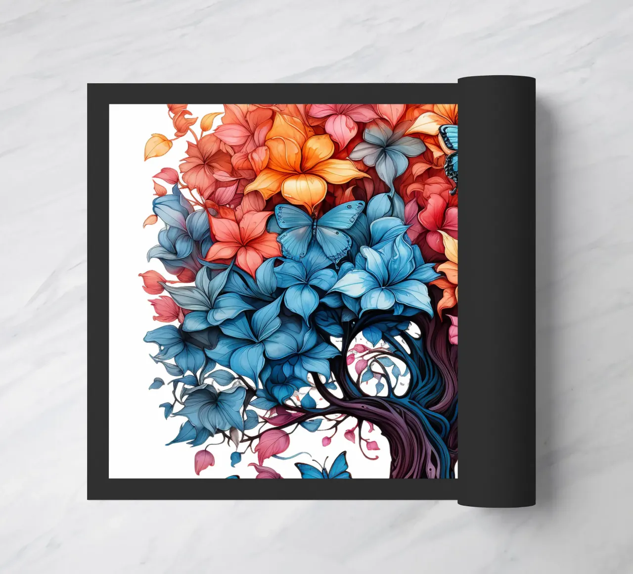 Albero della vita colorato zerbino da Spiritual Touch