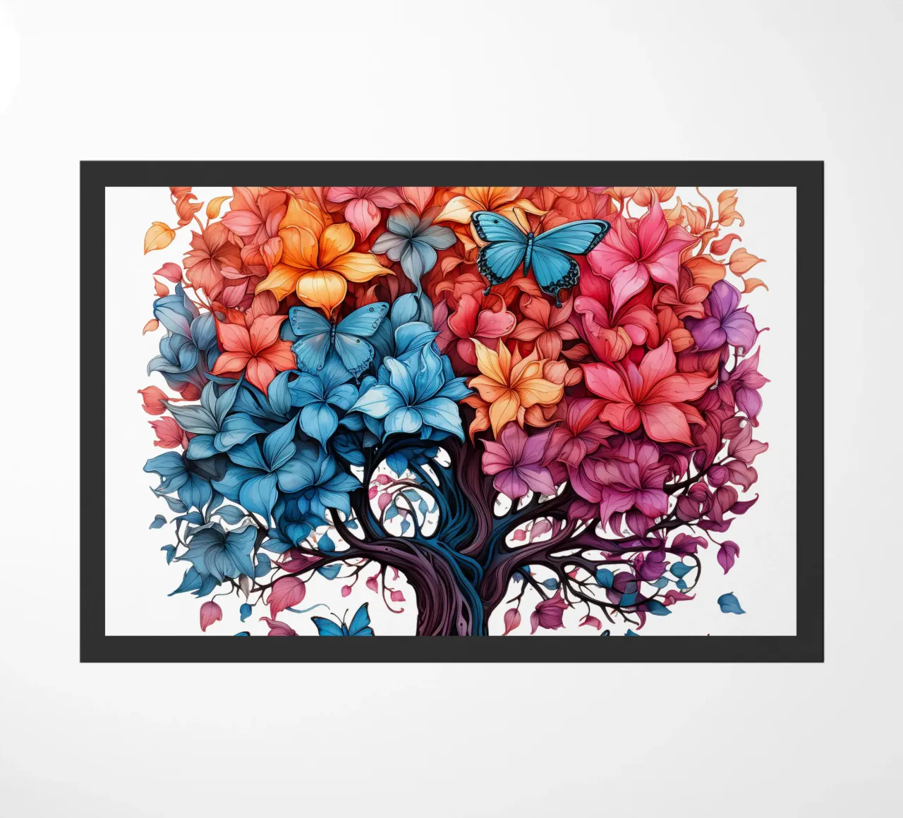 Albero della vita colorato zerbino da Spiritual Touch