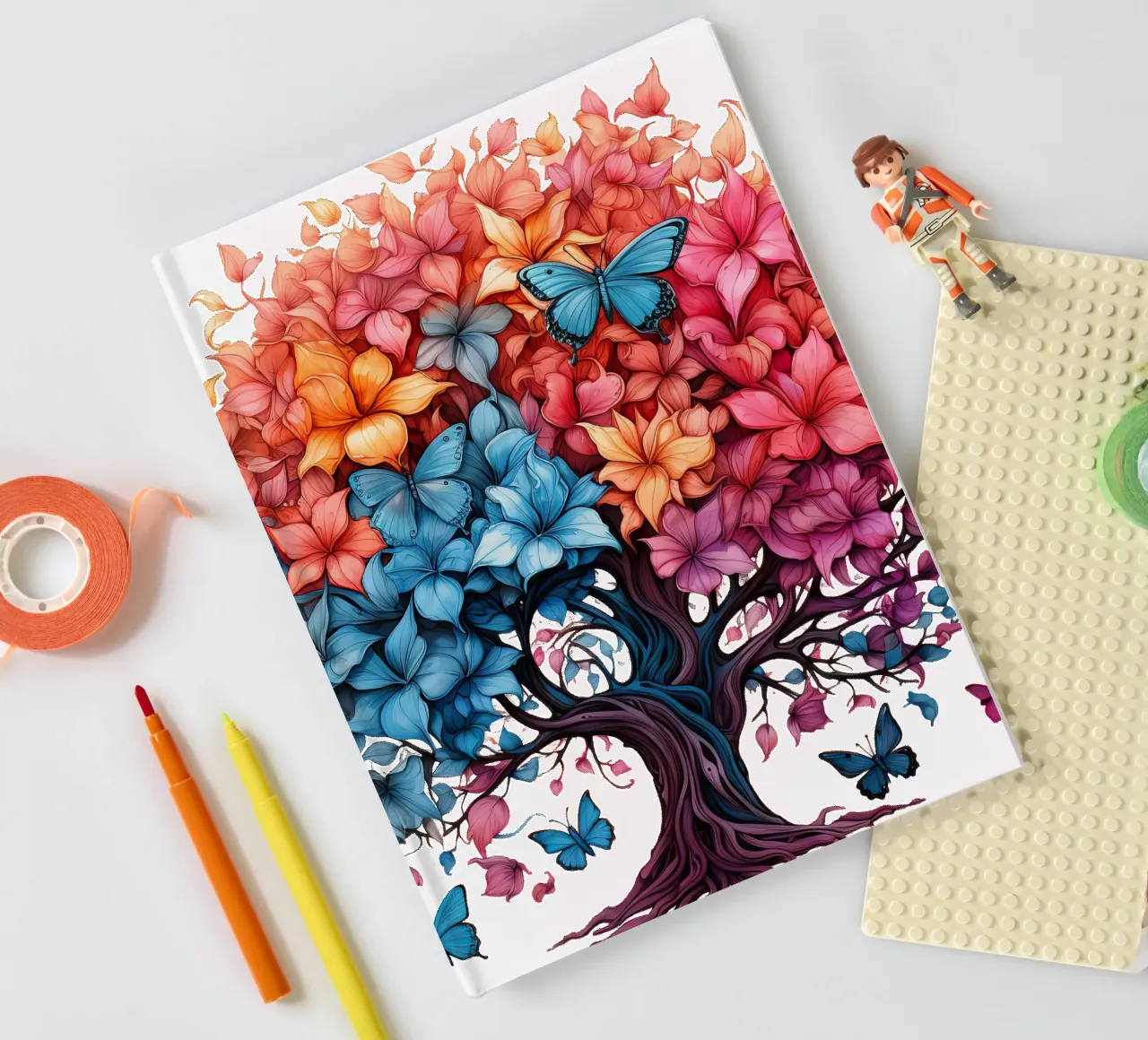 Albero della vita colorato diario da Spiritual Touch