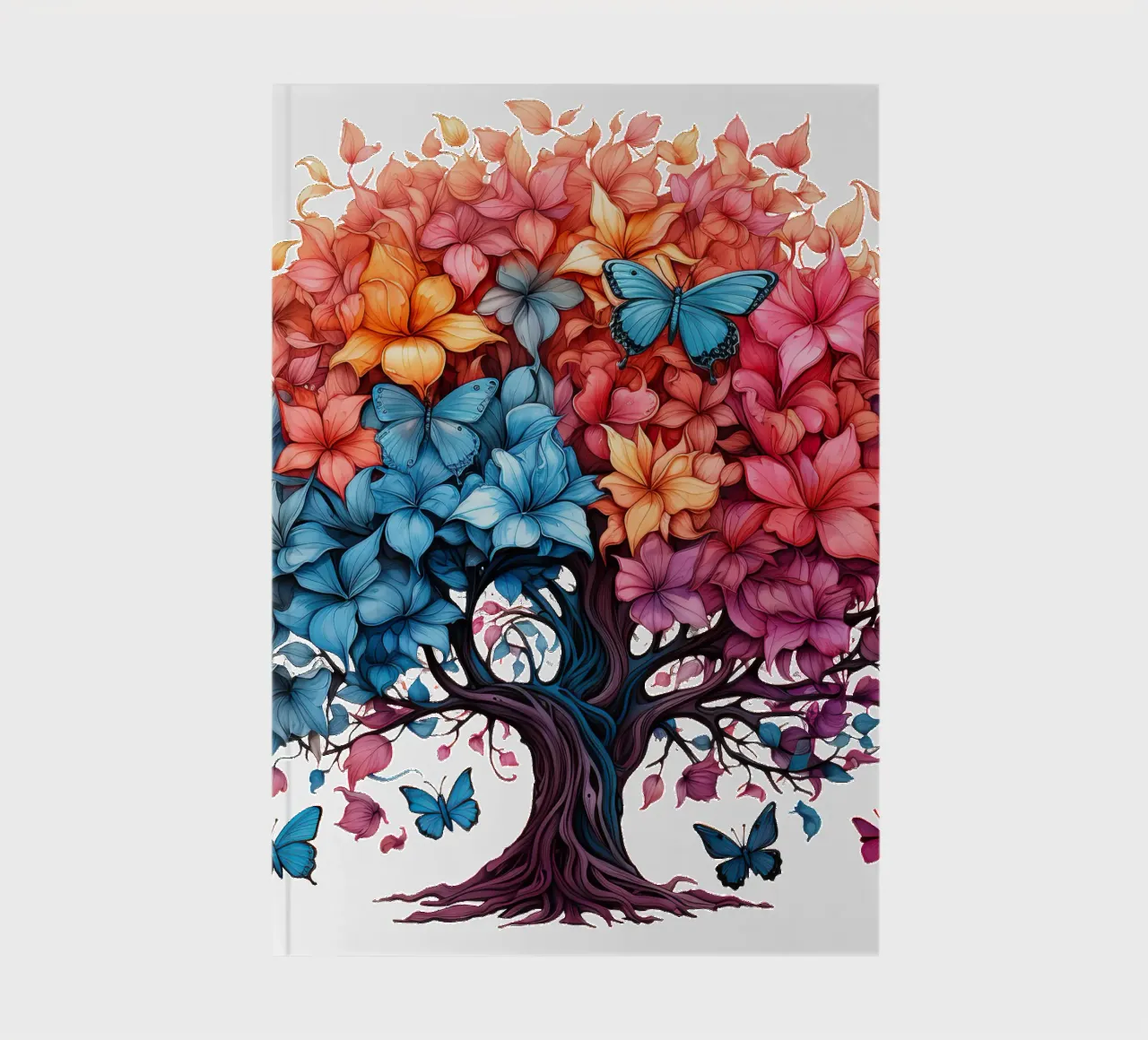 Albero della vita colorato diario da Spiritual Touch