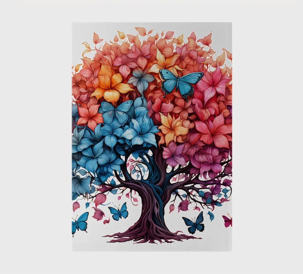Albero della vita colorato diario da Spiritual Touch
