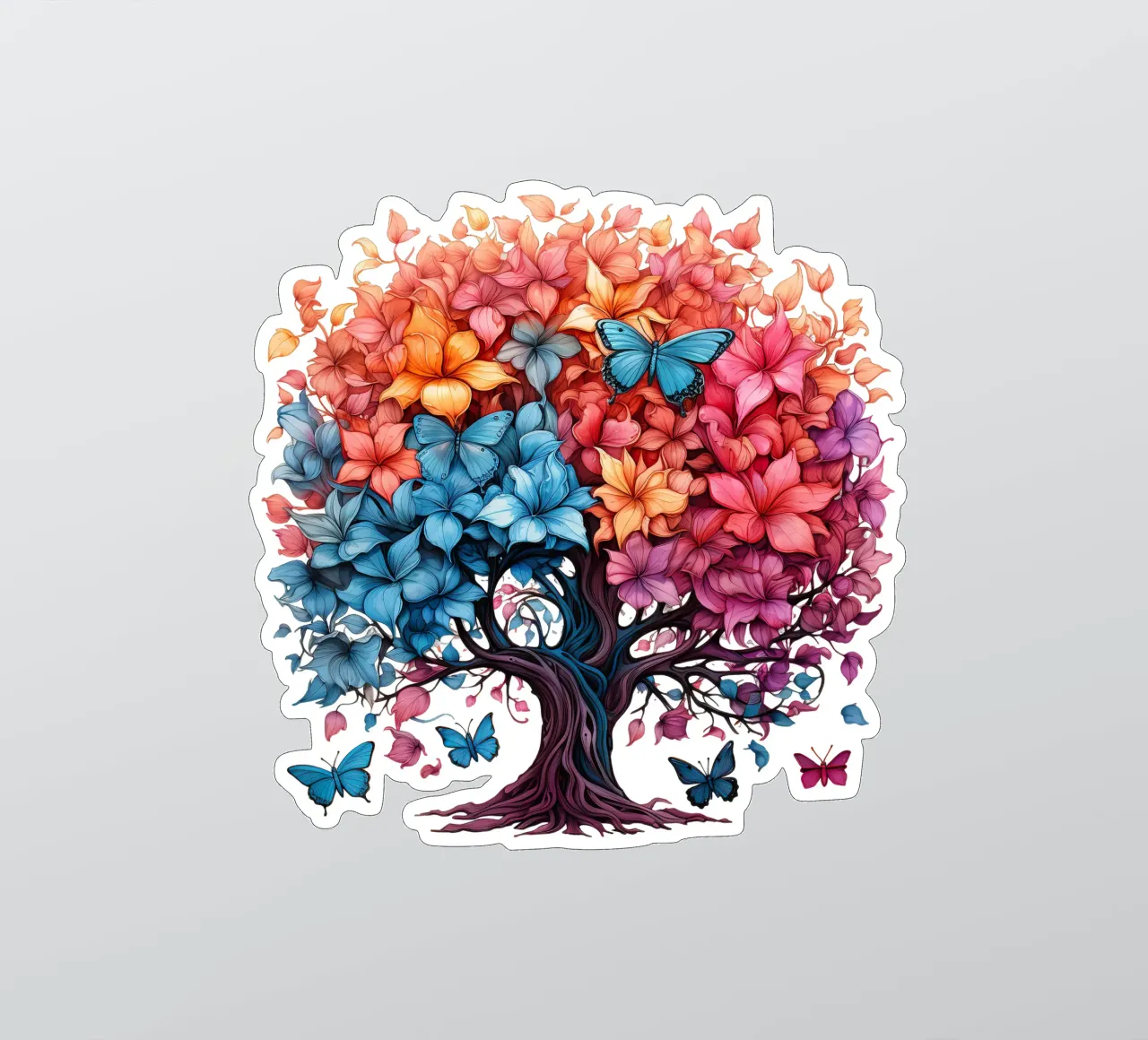 Albero della vita colorato adesivo da Spiritual Touch