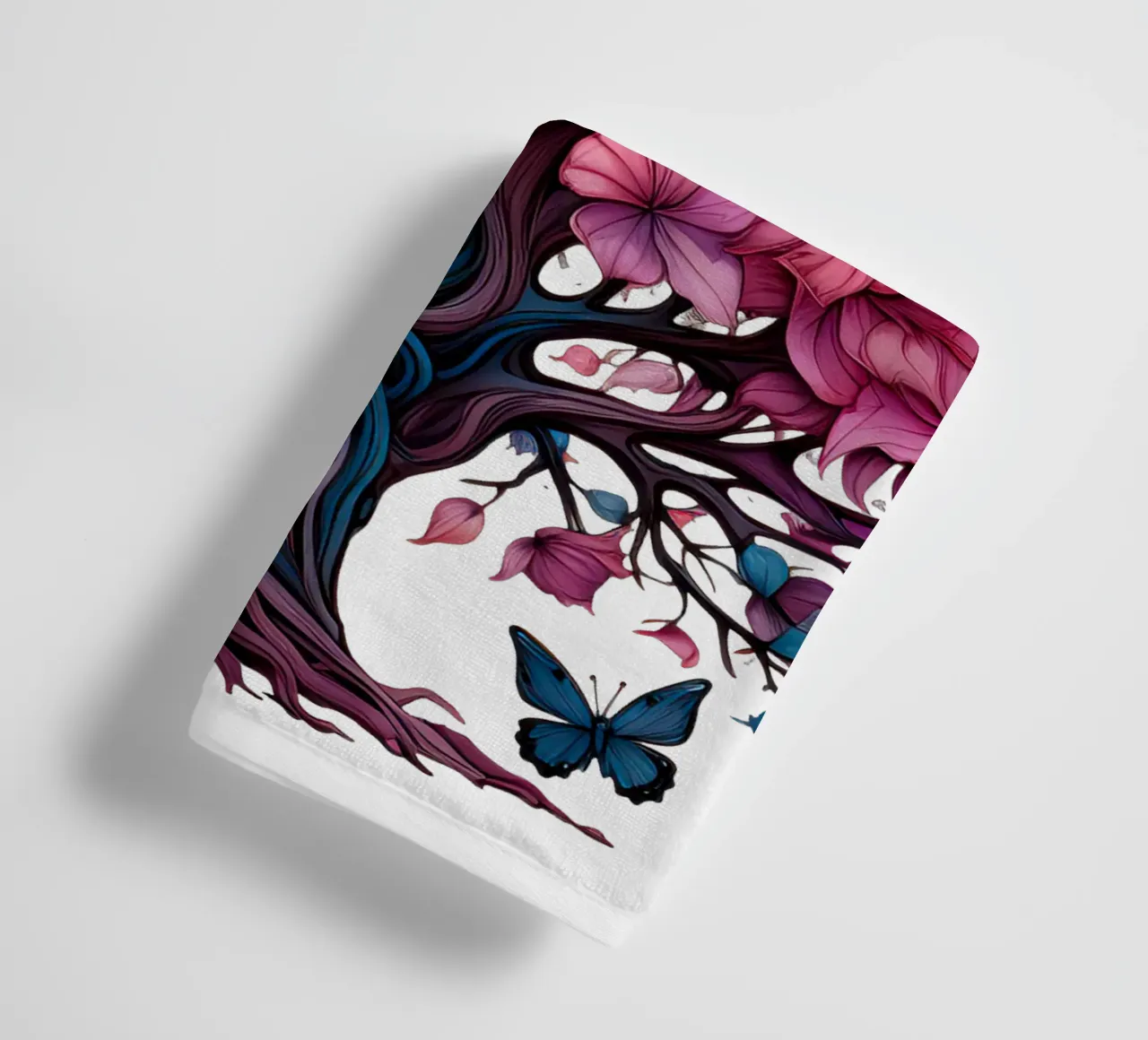 Albero della vita colorato asciugamano da bagno da Spiritual Touch