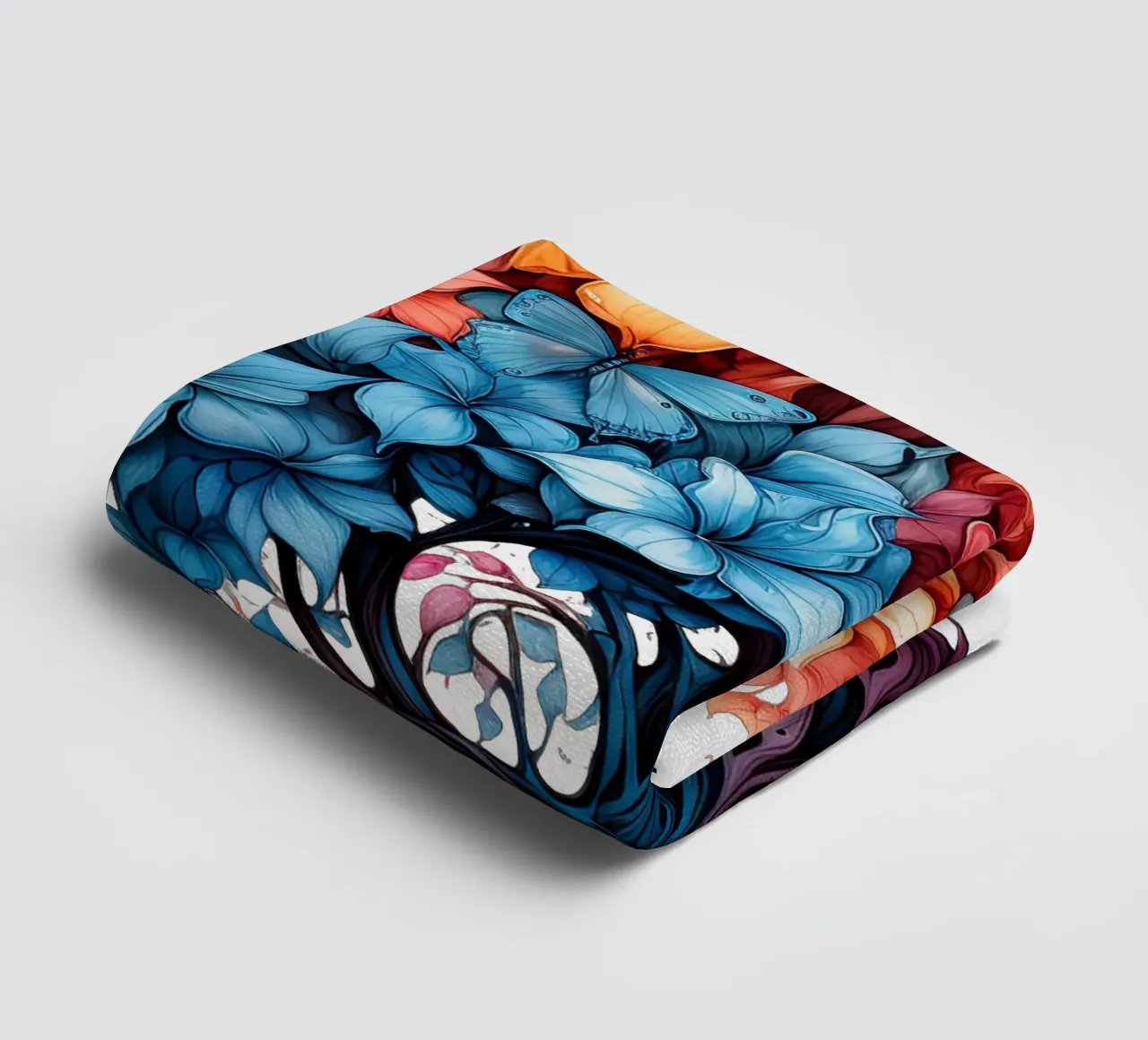 Albero della vita colorato asciugamano da bagno da Spiritual Touch