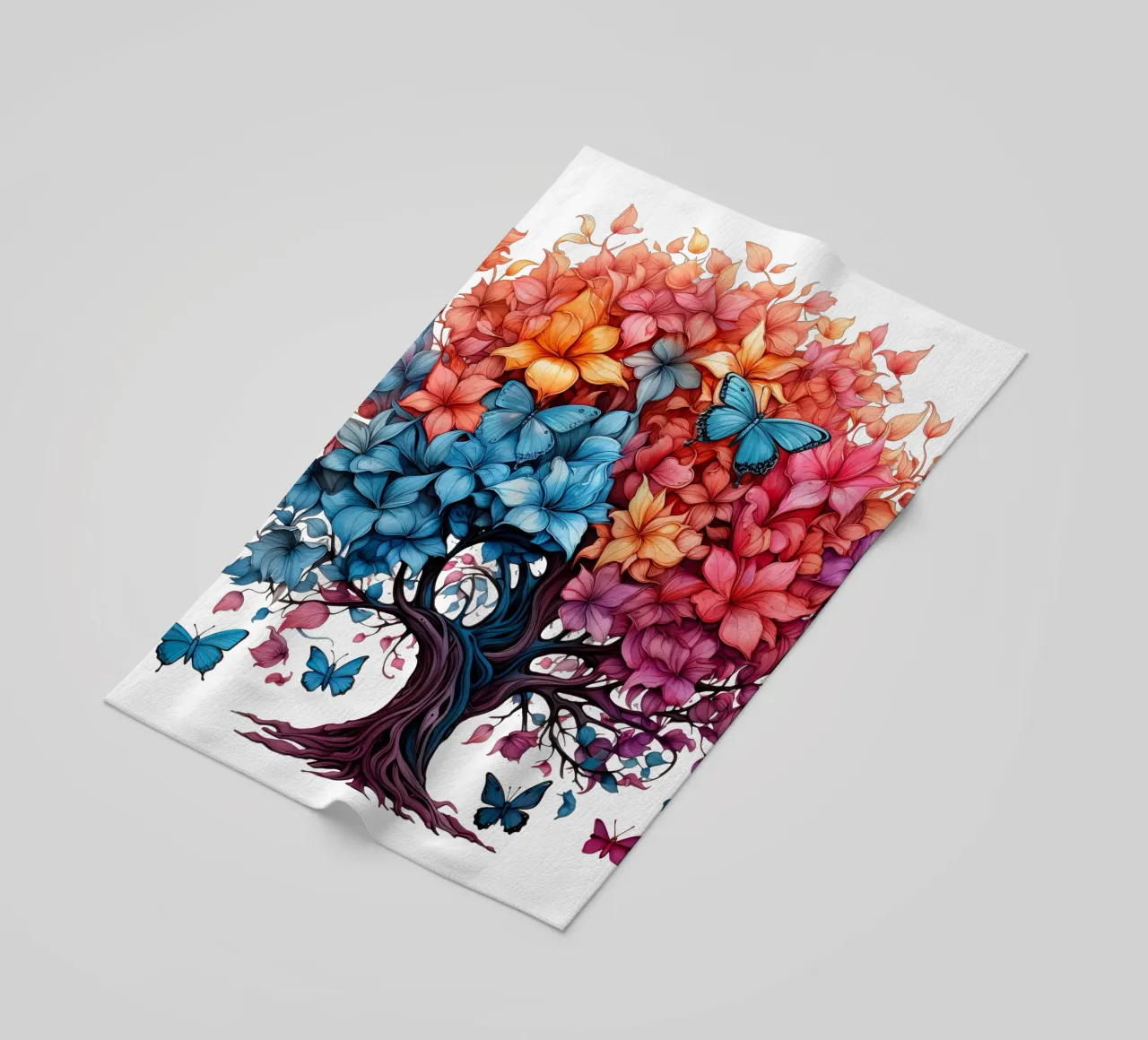 Albero della vita colorato telo mare da Spiritual Touch