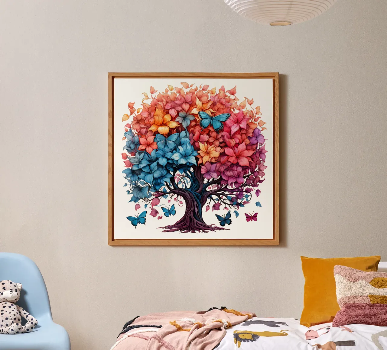 Albero della vita colorato alluminio dibond da Spiritual Touch