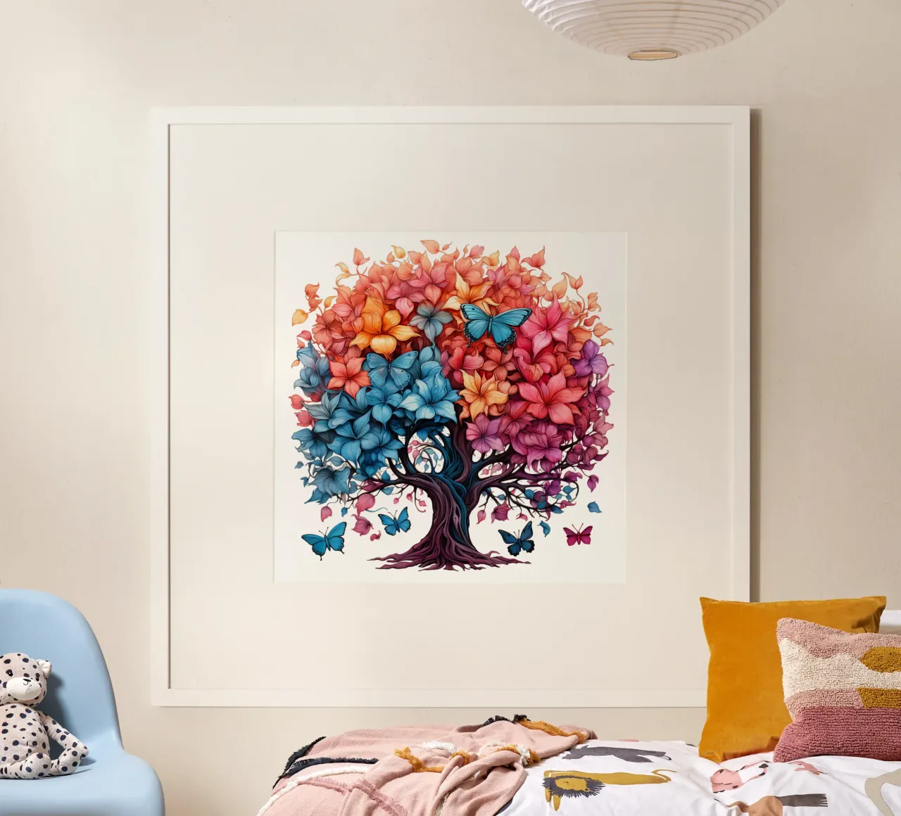 Albero della vita colorato carta hahnemühle da Spiritual Touch