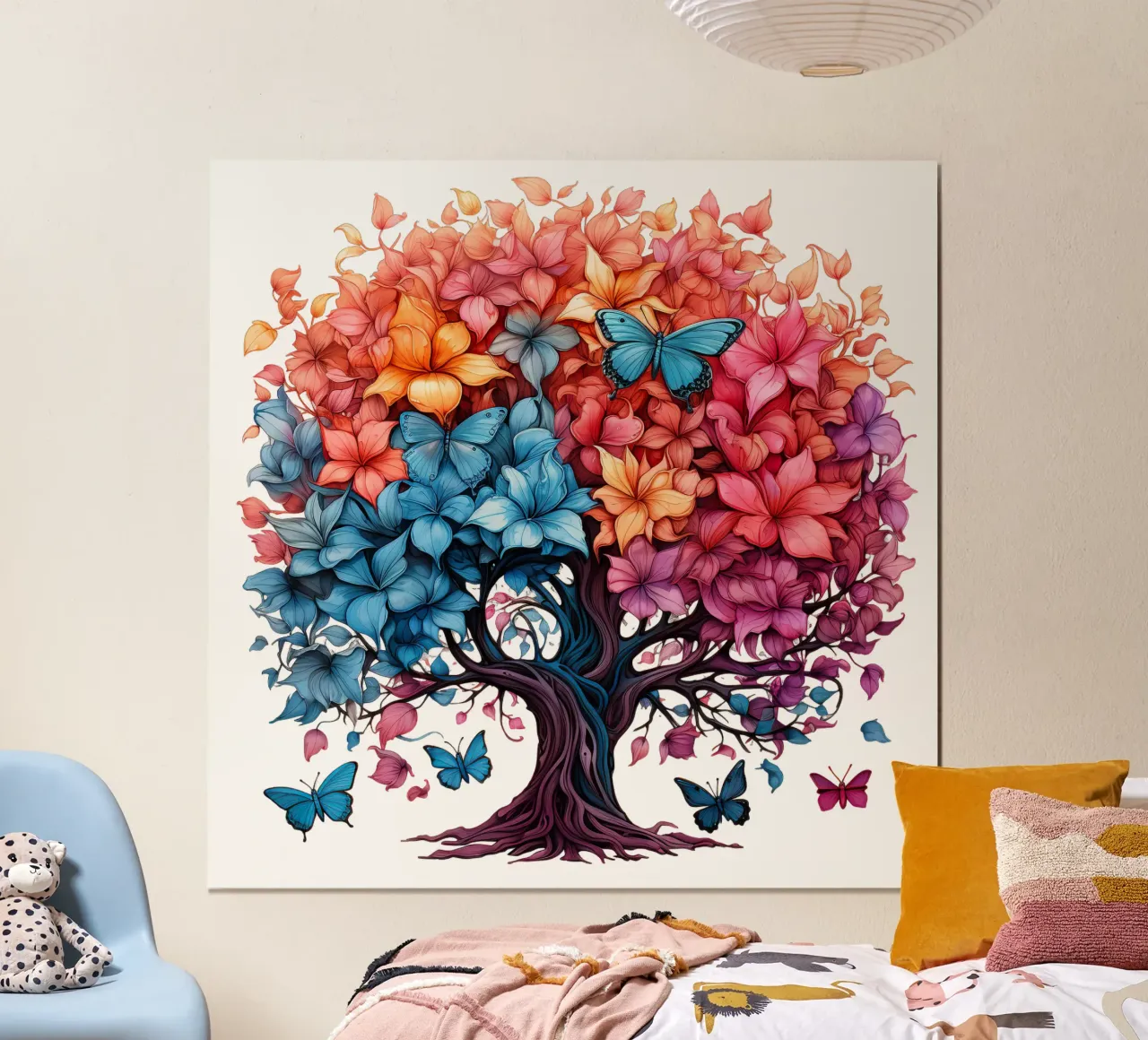 Albero della vita colorato carta hahnemühle da Spiritual Touch