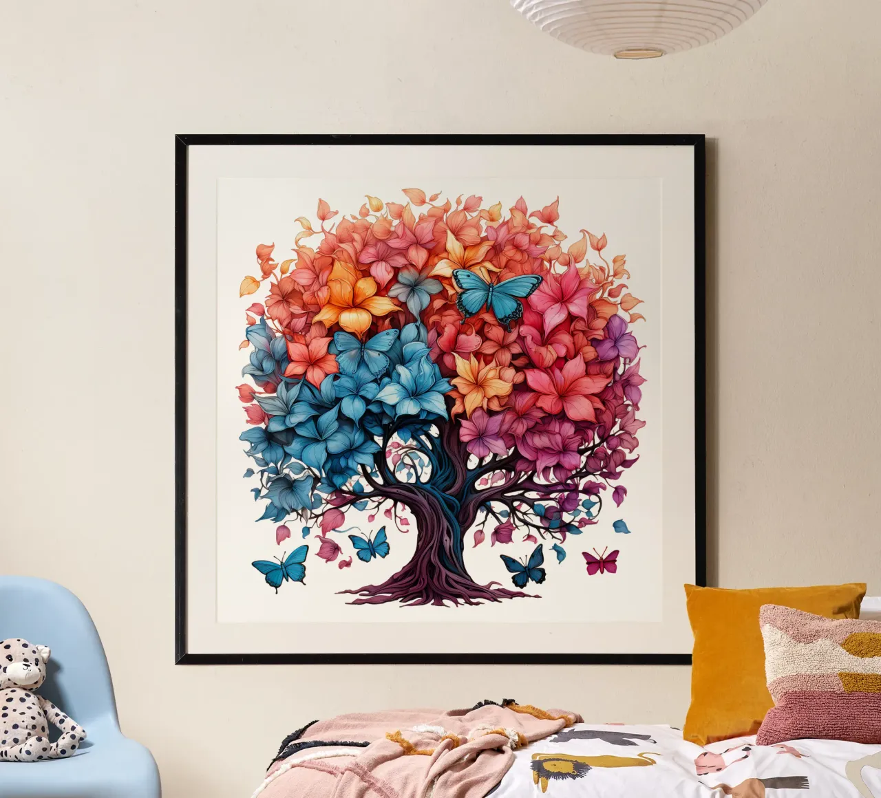 Albero della vita colorato carta hahnemühle da Spiritual Touch