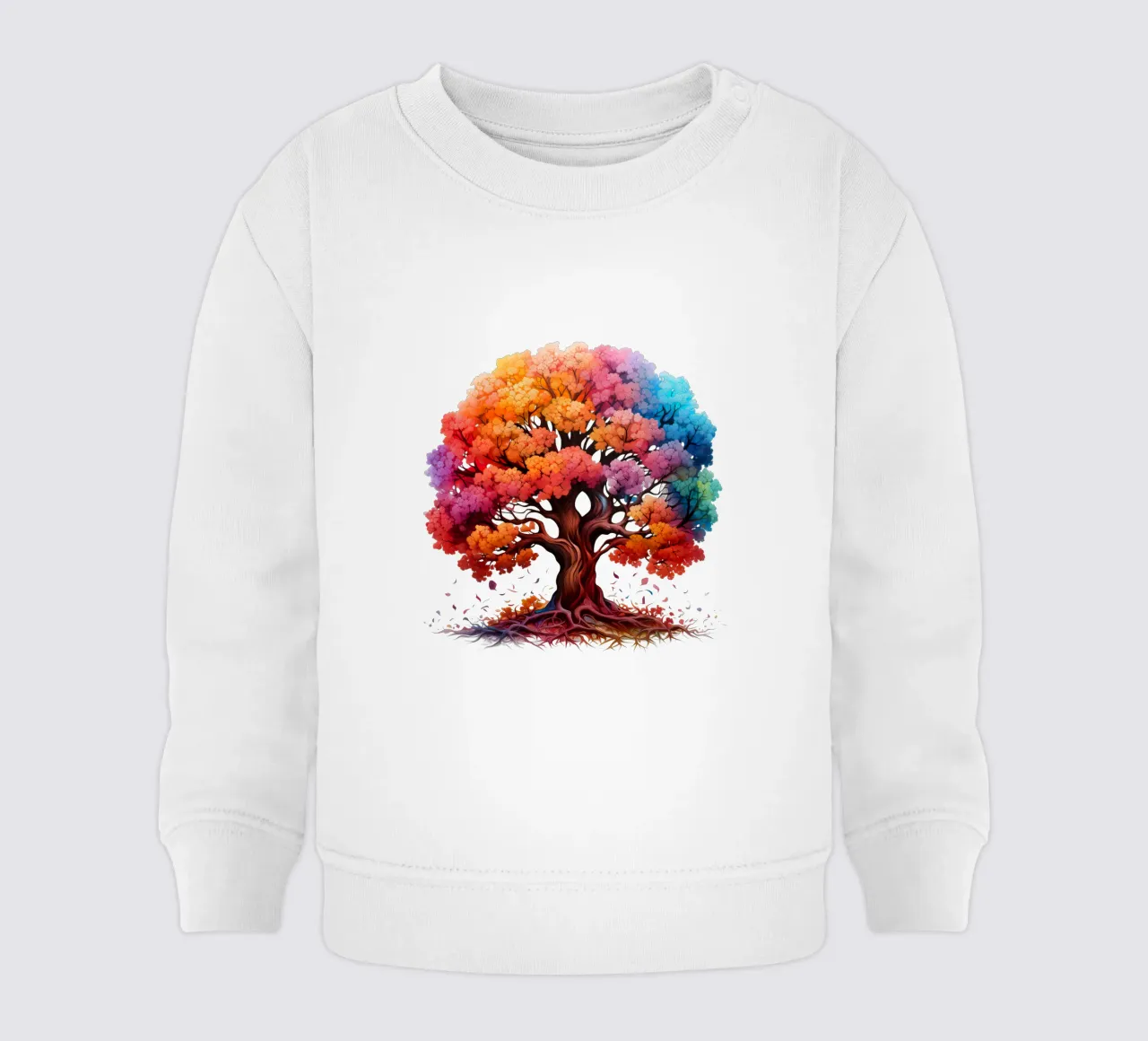 Albero della vita colorato felpa neonato da Spiritual Touch