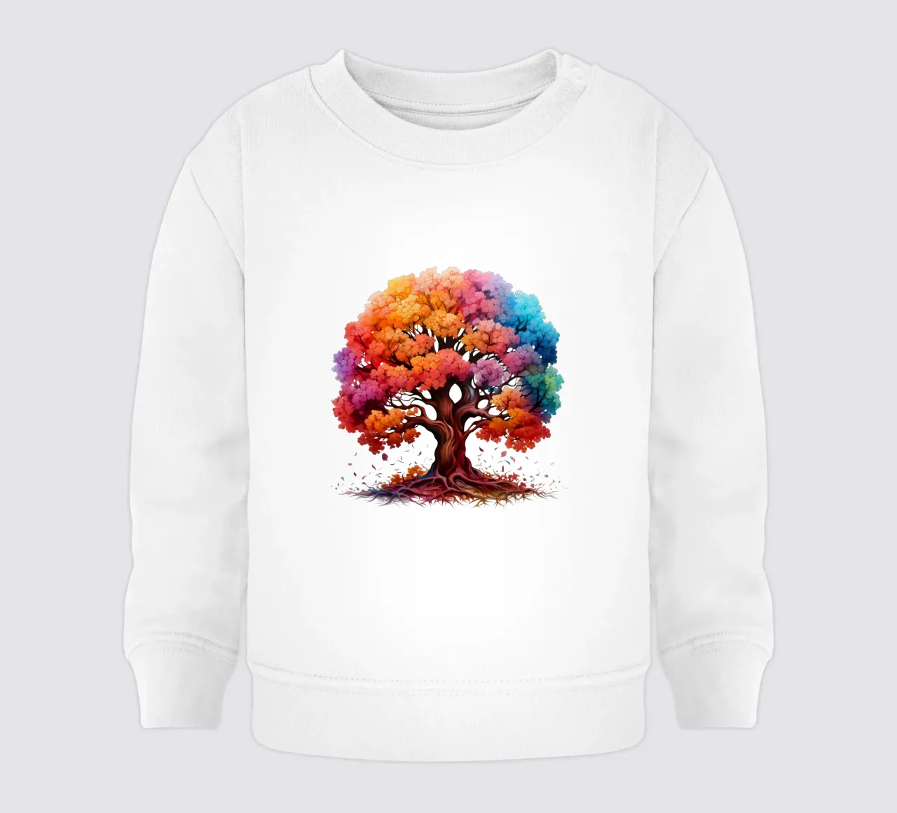 Albero della vita colorato felpa neonato da Spiritual Touch