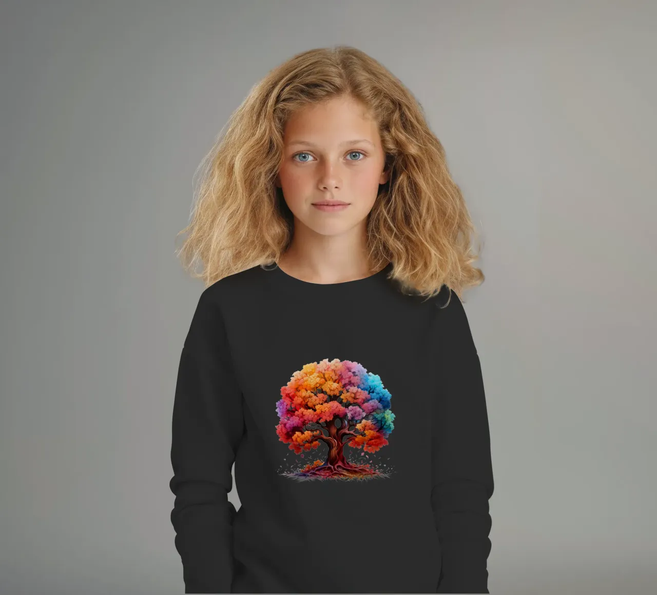 Albero della vita colorato felpa bambino da Spiritual Touch