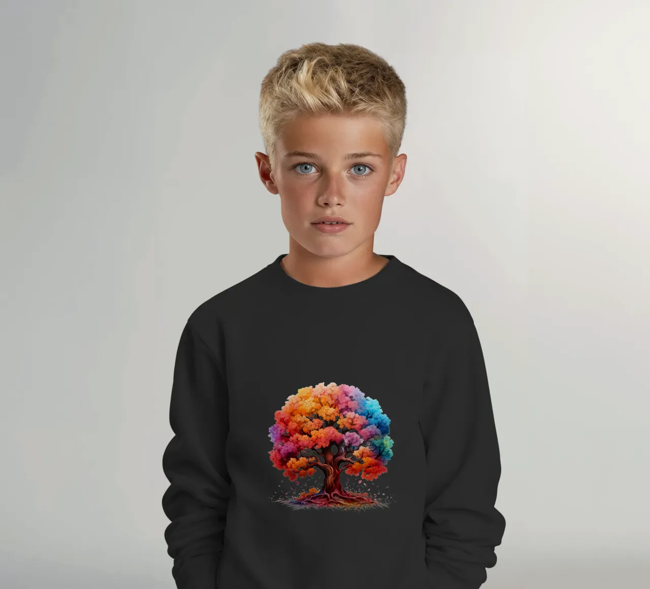 Albero della vita colorato felpa bambino da Spiritual Touch