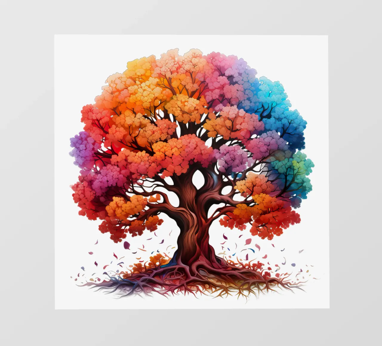 Albero della vita colorato pellicola backlit da Spiritual Touch