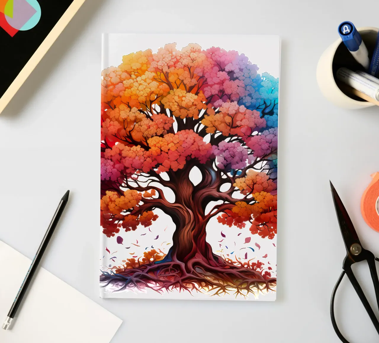 Albero della vita colorato diario da Spiritual Touch