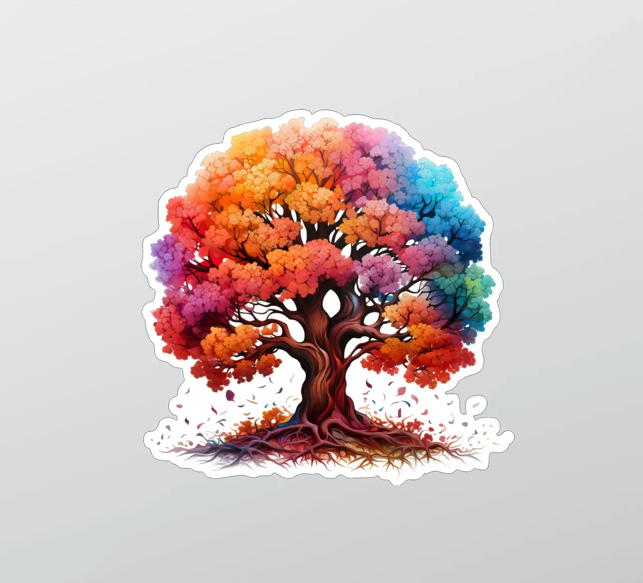Albero della vita colorato adesivo da Spiritual Touch