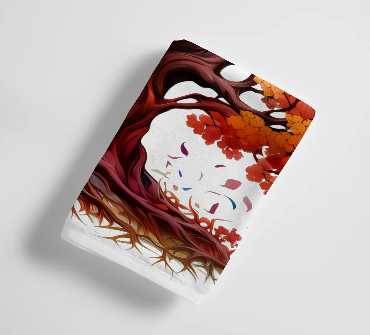 Albero della vita colorato asciugamano da bagno da Spiritual Touch