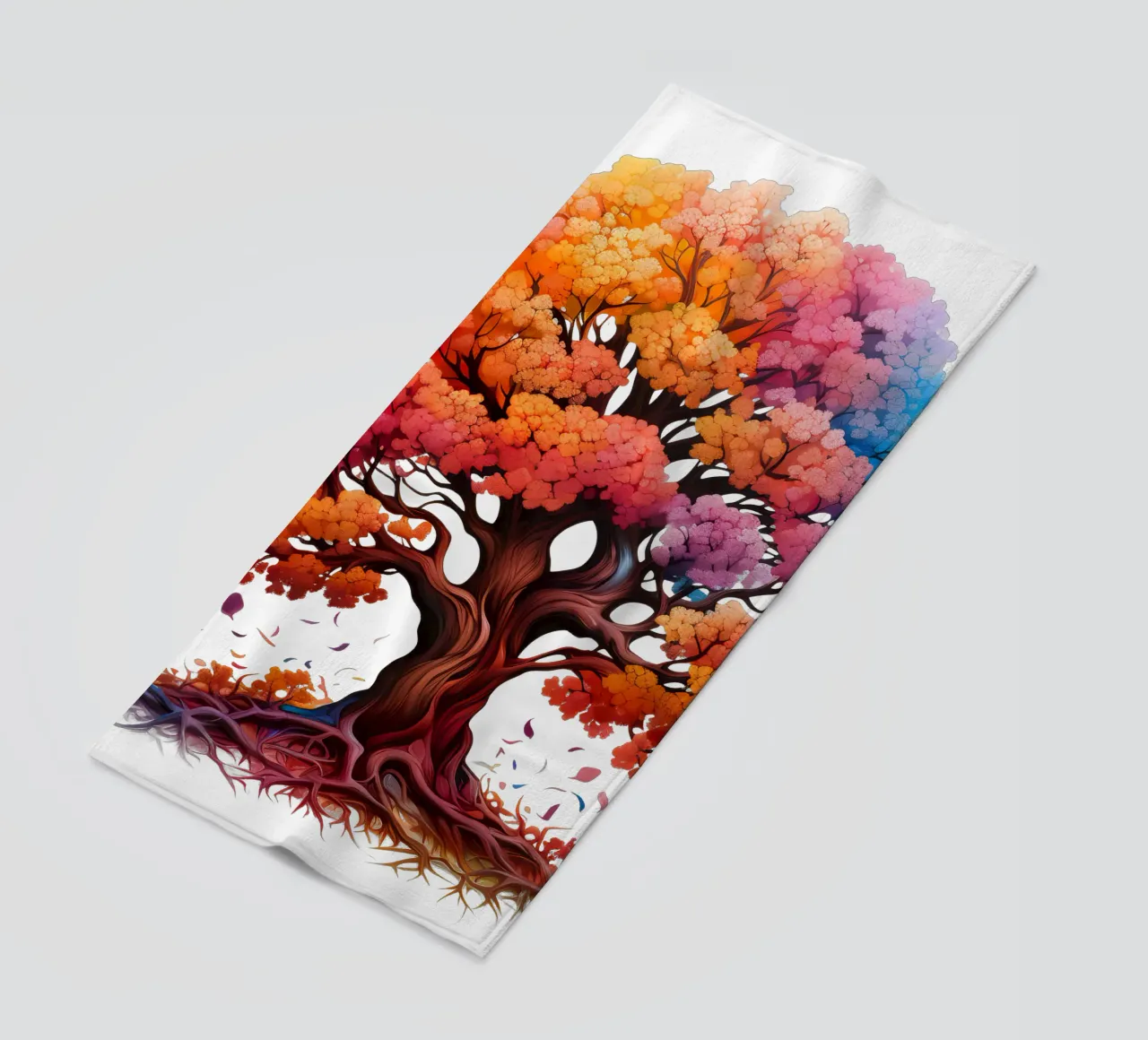 Albero della vita colorato telo mare da Spiritual Touch