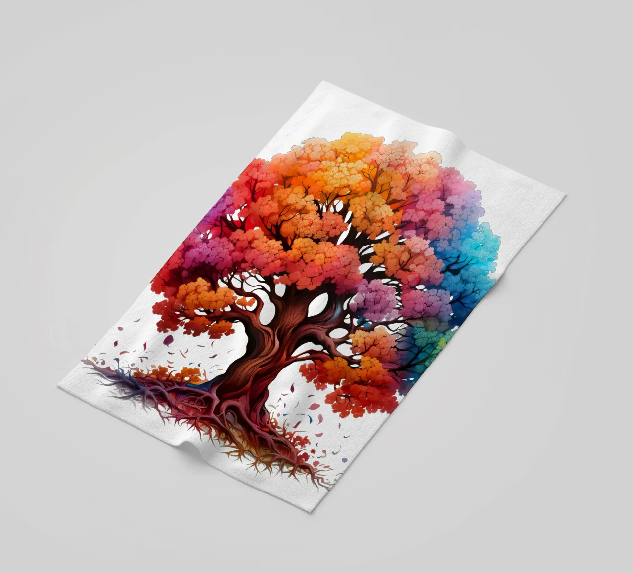 Albero della vita colorato telo mare da Spiritual Touch